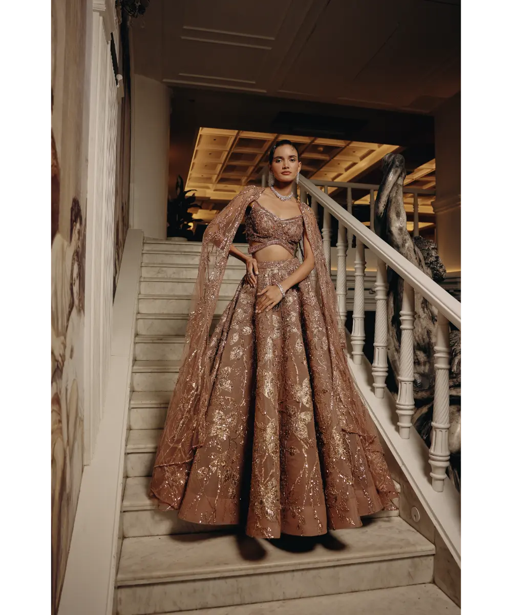 ADAARA COUTURE - Ethereal Dawn Lehenga